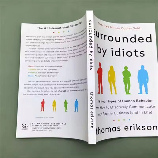 Surrounded By Idiots The Four Types of Human Behavior By Thomas Erikson English Book Bestseller Novel